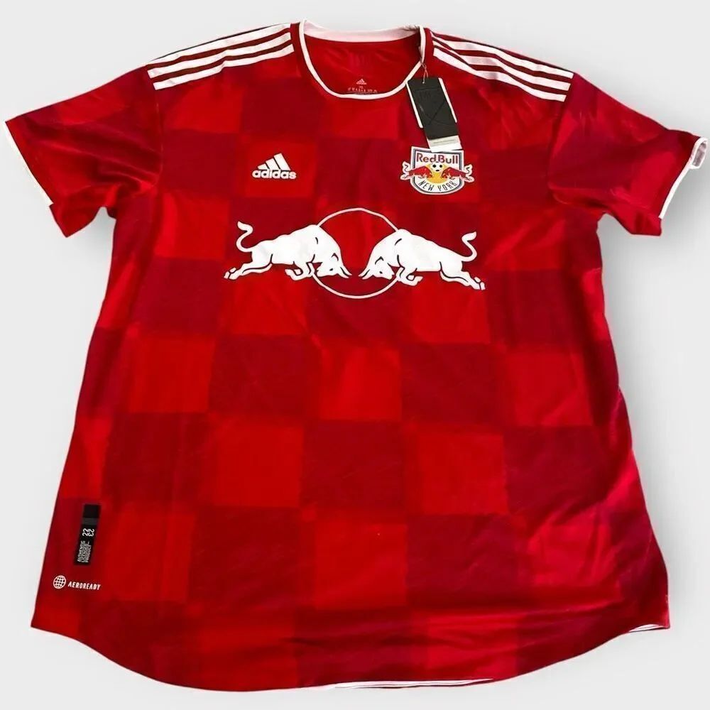 Adidas New York Red Bulls Away MLS Jersey H47830 Mens size XL 2022/23 New NWT